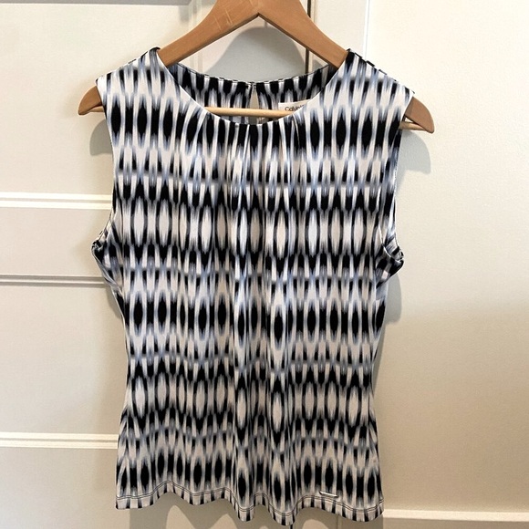 NWOT Calvin Klein Women's Multicolor Sleeveless Top Size M - Picture 1 of 7